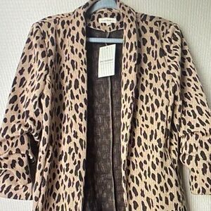 Eesome Leopard Print Women's Blazer